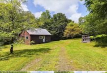 Private North Country Retreat on 17.72 Acres with Brook, Trout Pond, and Two-Bedroom Camp in Columbia, New Hampshire