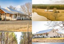 Modern Farmhouse Estate on 131± Acres with Lake, Creek Frontage, and Exceptional Hunting