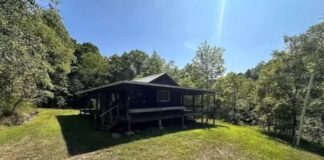 Cozy cabin with breathtaking views – $45,000.