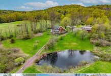 Historic 1826 Farmhouse on 29.8 Acres with Ponds, Meadows & Barns