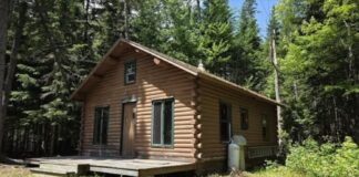 Off-Grid Log Camp on 2 Acres – Dyer Brook, ME