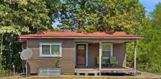 1-Bedroom Rustic Tiny Home on 17 Acres in English, Indiana