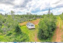 57-Acre Private Property with Cabin in East Parish, PEI