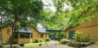 Circa 1940 vintage mountain retreat in Maggie Valley, NC.