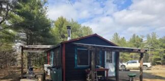 Secluded Cabins on 15 Acres in Lee, ME – Off-Grid Haven