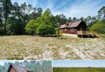 2-Bedroom Log Cabin on 80.63 Acres – Garland, NC