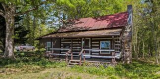 Log Cabin with 1 Acre in Halifax, Virginia