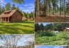 Rustic Country Cabin Retreat on Private Land Featuring Ponds, Park-Like Surroundings & Peaceful Natural Setting with Endless Outdoor Enjoyment Potential