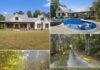 Off-Grid Modern Farmhouse Estate Set on 53 Private Acres Featuring Resort-Style Pool and Scenic Creek Frontage
