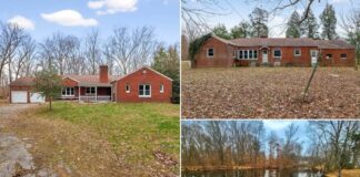 Brick Home with Hunting Land, Private Pond, and Rural Investment Opportunity Offering Space, Privacy, and Outdoor Living Potential