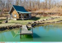 Secluded Off-Grid Cabin Retreat on Expansive Acreage Offering Privacy, Self-Sufficient Living & Natural Surroundings