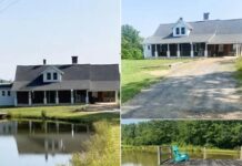 Pretty Setting! Charming 1939 North Carolina Home on 7 Acres With a Pond for $399K