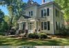 Look Inside! Beautiful Historic North Carolina Estate With a Stunning Guesthouse on Over an Acre for $699K