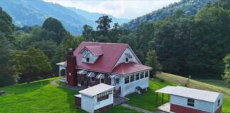 Pretty Mountain Scenery! Circa 1940 in West Virginia — Over an Acre for $119K