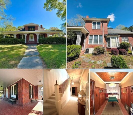 Timeless 1917 Brick Beauty with Historic Charm & Endless Potential – $150,000