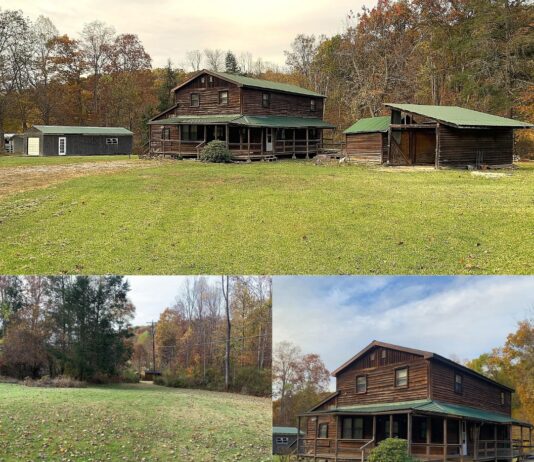 Two Story Home with 9.81 Acres in Mount Hope, West Virginia