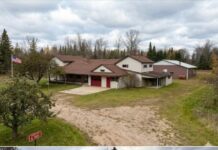 Private 31-Acre Escape: 4-Bedroom Retreat with Pond, Trails, and Pole Barn – $150,000