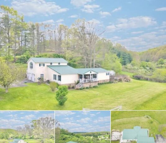Roomy 5-bedroom home with a 3-car garage on 0.57 acres in Rock, WV