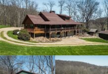 Log Home with 95 Acres in Lakeville, Ohio
