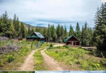 20-Acre North Idaho Retreat with Charming Log Homes