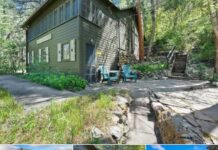What a pretty river and what a pretty view! Circa 1930 in Colorado. $199,900