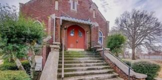 Beautiful stained glass!! Circa 1920. Over an acre in Arkansas. $74,900
