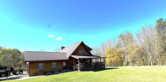 Luxury Timber Frame Retreat on 58 Private Acres in Allegany County
