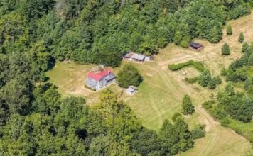 Classic Farmhouse Retreat Bordering Peaceful Protected Forest Land