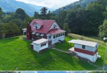 Cozy Country Retreat Featuring a Solid 1940s Brick Home