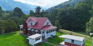 Cozy Country Retreat Featuring a Solid 1940s Brick Home