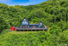 A-Frame Home with 58.66 Acres in Canton, North Carolina
