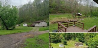 Country Home on 1 Acre with Barn & Multiple Outbuildings $58,000