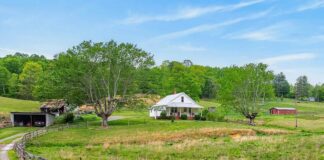 Single Family Home with 15.53 Acres in Galax, Virginia