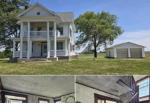 A Grand Country Home Full of History and Untapped Potential in Biggsville, Illinois – $125,000