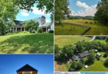 Home with 30.69 Acres in Santa Fe, Tennessee