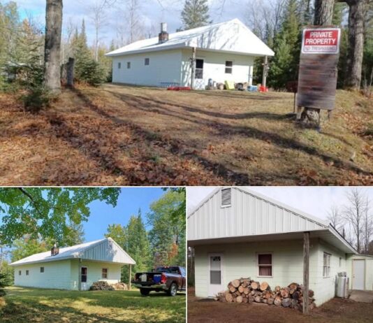 Rustic Camp on 80 Acres in Vulcan, Michigan